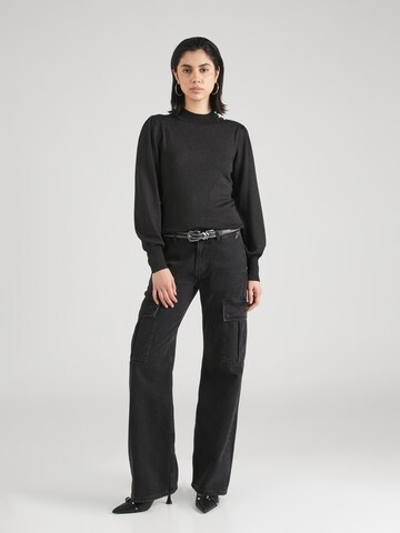 PULZ Jeans Pullover 'SARA' in Schwarz