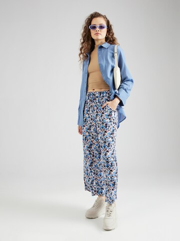 s.Oliver Wide Leg Hose in Blau