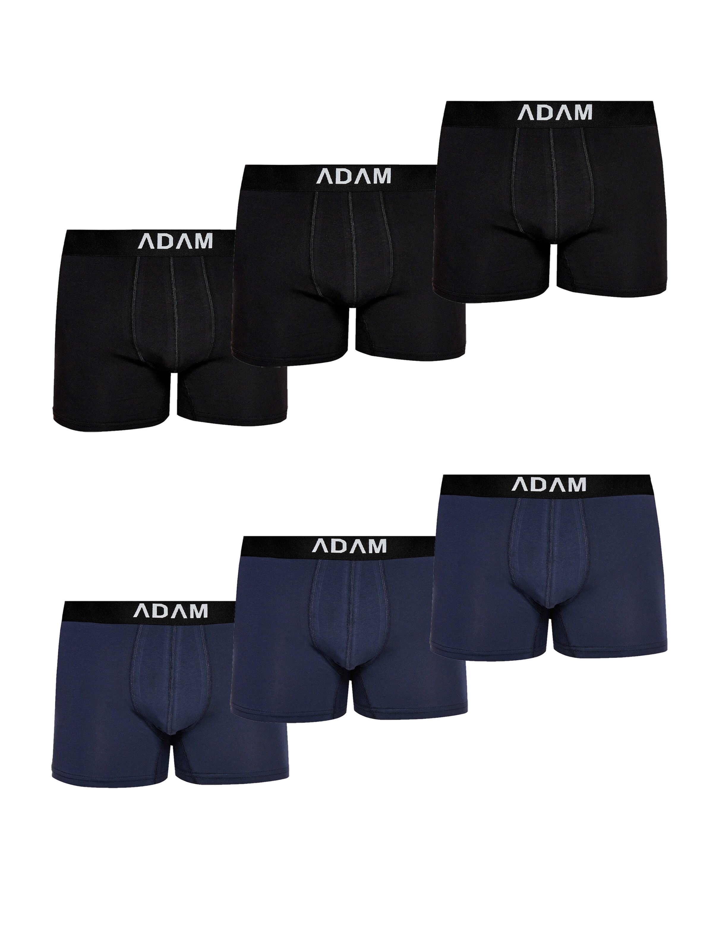 Adam Boxershorts '6er Pack'‌‌‌‌ in Blau: Vorderseite