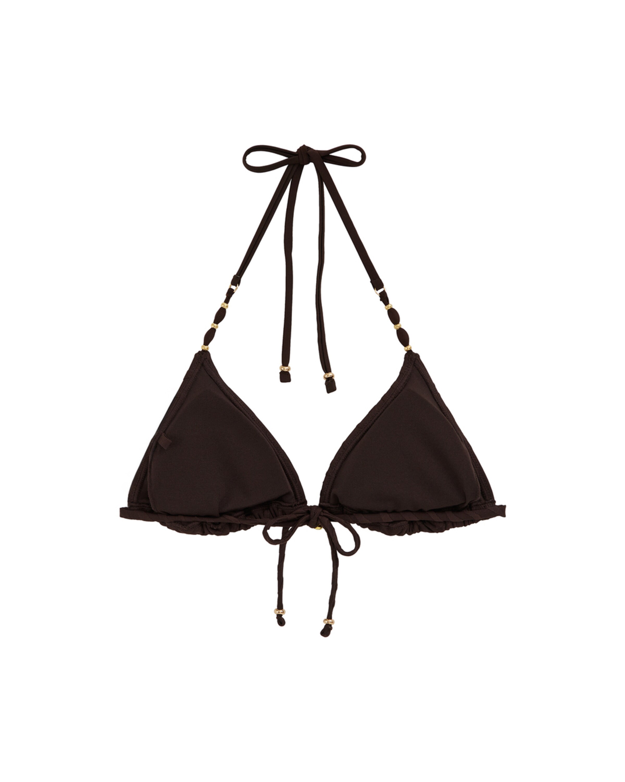 WE Fashion Треугольник Верх бикини в Коричневый