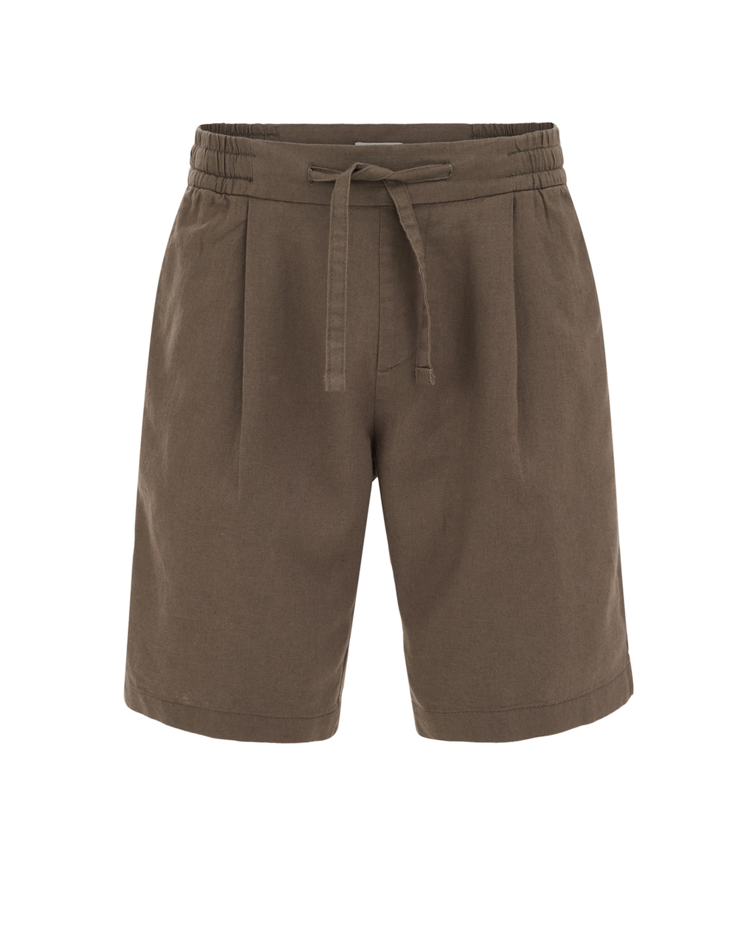 Loosefit Pantalon à pince WE Fashion en vert : devant
