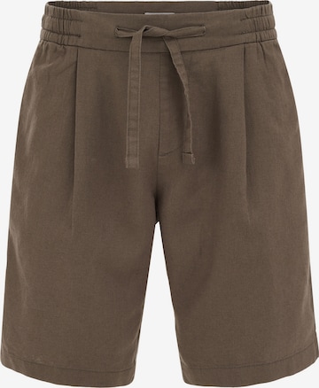 WE Fashion Loosefit Laskoshousut värissä vihreä: etupuoli