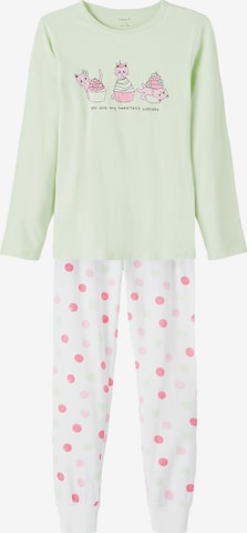 NAME IT - Pijama en verde: frente