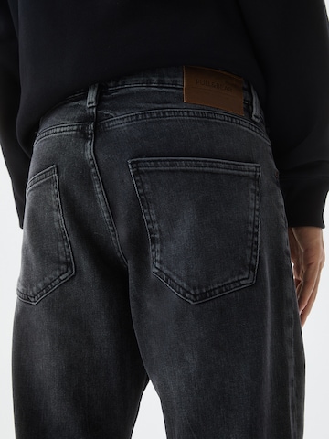 Pull&Bear Slimfit Jeans i grå