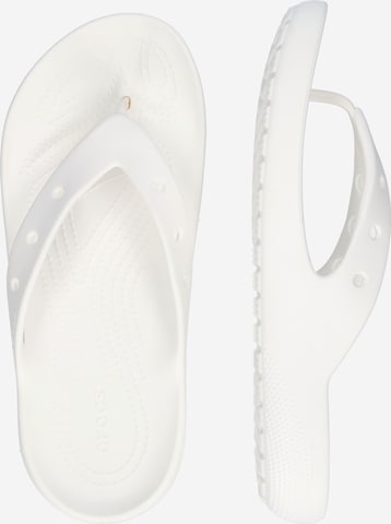 Crocs Zehentrenner 'Classic v2' in Weiß