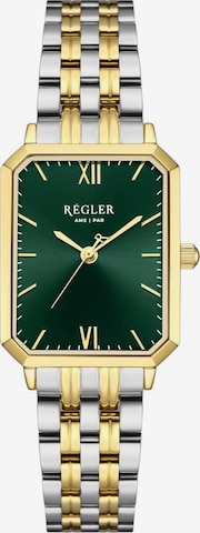 Montre à affichage analogique 'Régler Élégance Steel Bicolor Silver/Gold - Green' Régler en or : devant