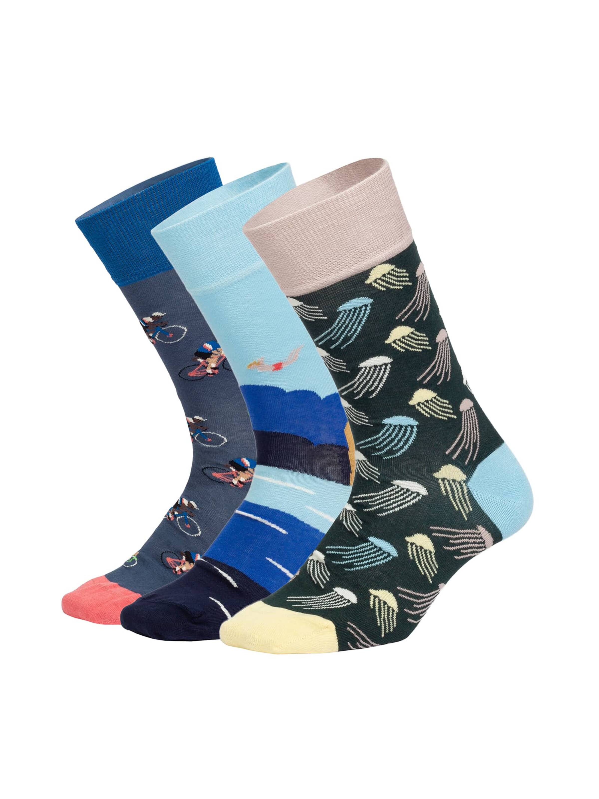 DillySocks Socken 'Costal Views' in Mischfarben: Vorderseite