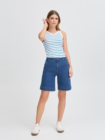 Fransa Top ' FRHIZAMOND stripe ' in Blue