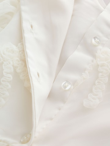 Next - Vestido en blanco