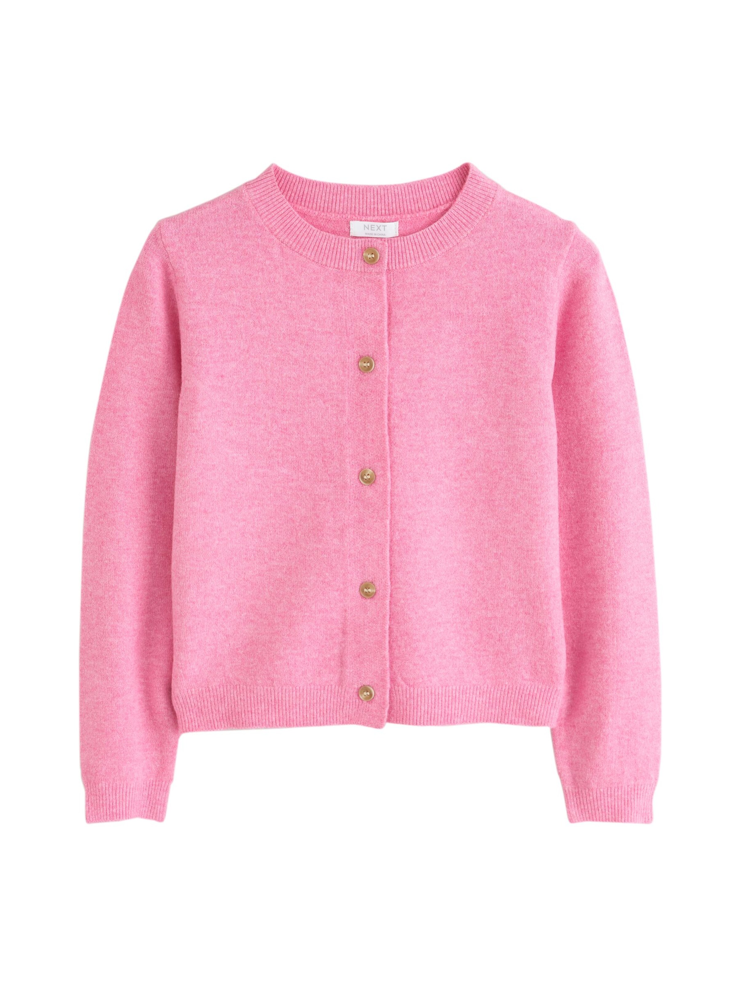 Next Strickjacke in Pink: Vorderseite