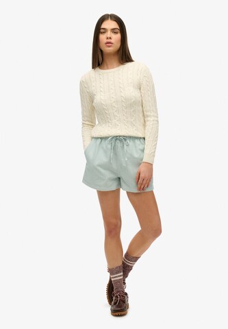 Superdry Regular Broek in Groen