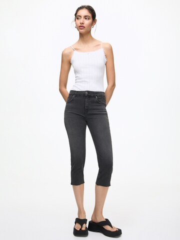 Pull&Bear Slimfit Jeans i svart