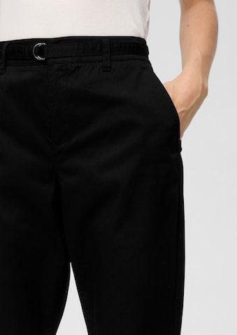 Effilé Pantalon chino s.Oliver en noir