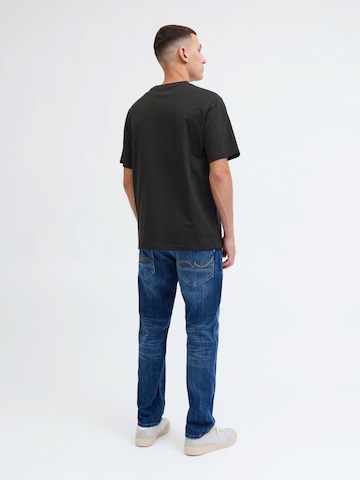 JACK & JONES Koszulka 'JCOFLARE' w kolorze czarny