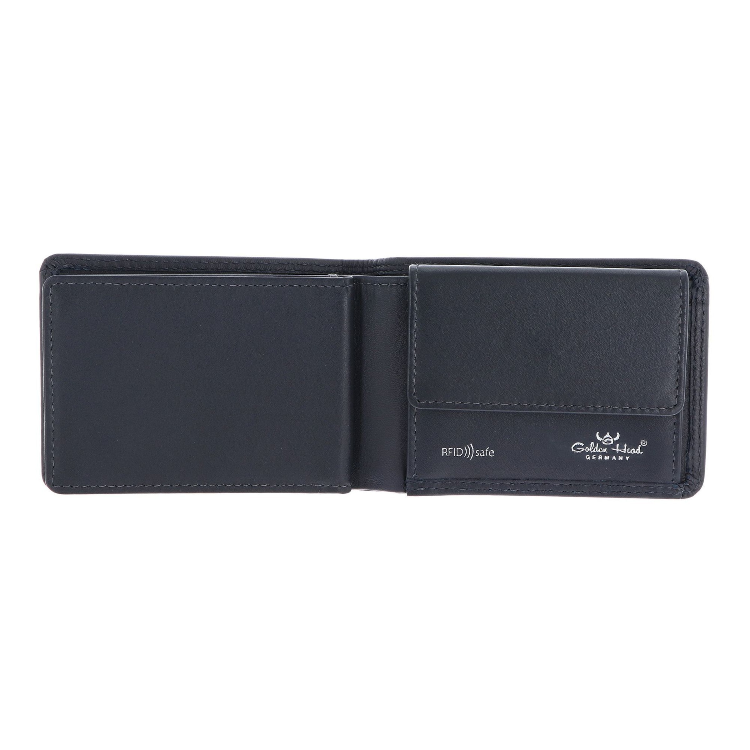 GOLDEN HEAD Wallet 'Polo' in Blue