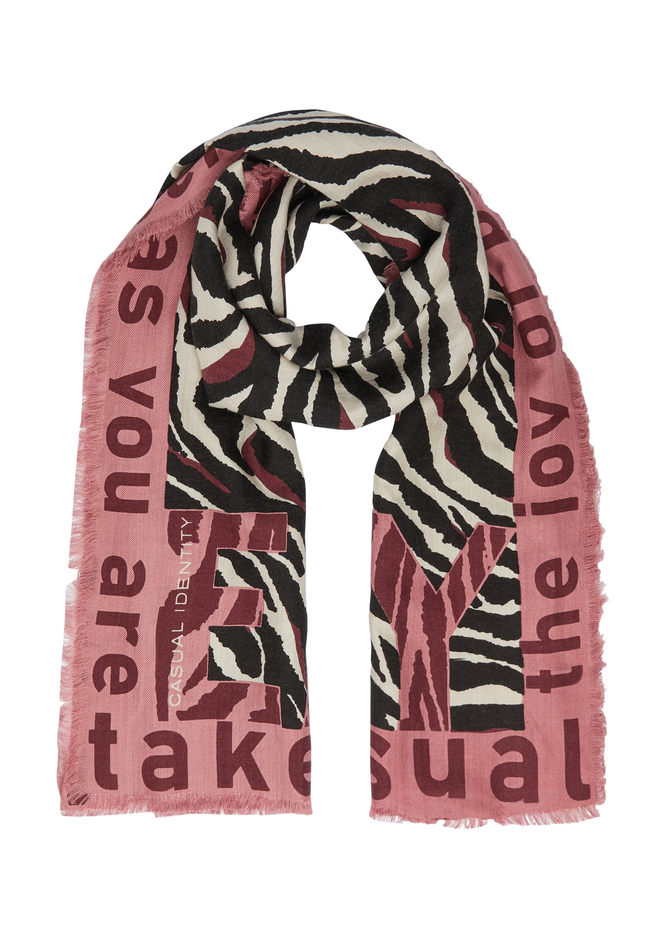 comma casual identity Sjaal in Roze: voorkant