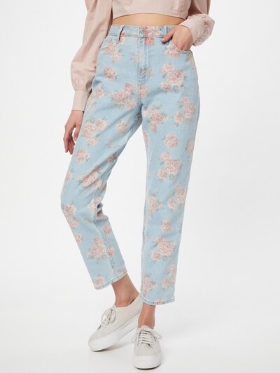 HOLLISTER Džíny - modrá džínovina / olivová / růžová / starorůžová, Model/ka
