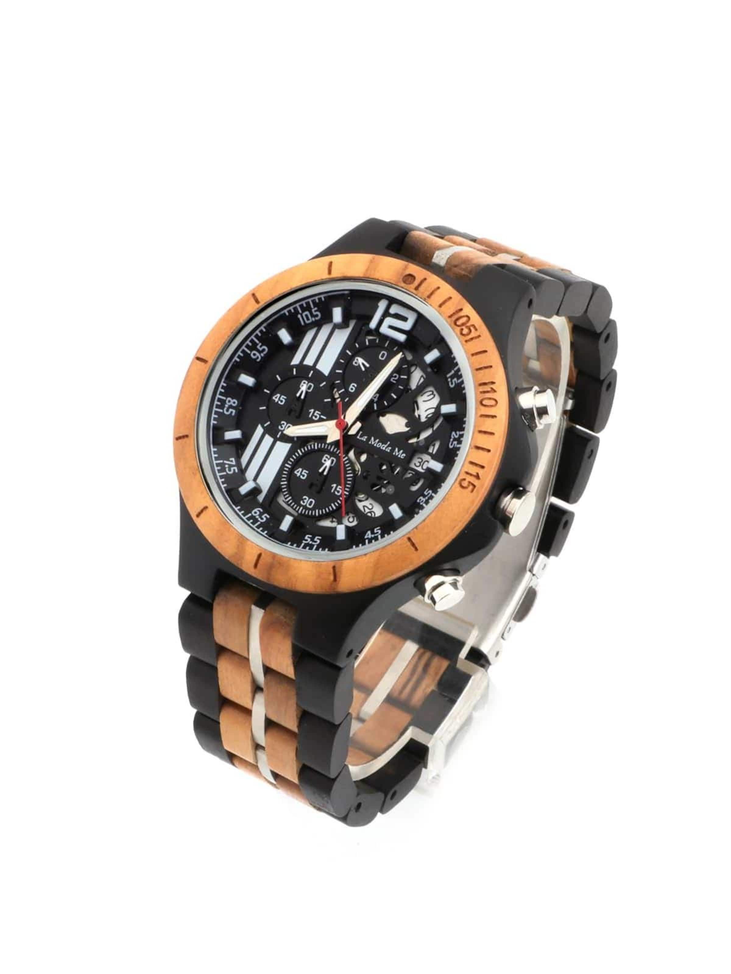 La Moda Me Analoog horloge 'Templer Knight' in Bruin: voorkant