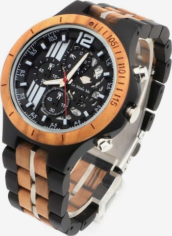 La Moda Me - Reloj analógico 'Templer Knight' en marrón: frente