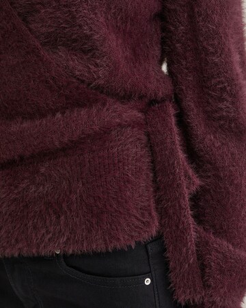 WE Fashion Плетена жилетка в лилав