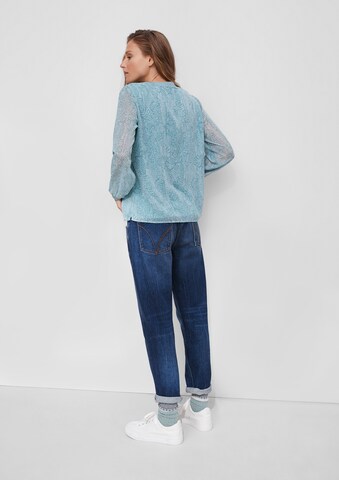 comma casual identity Bluse in Blau