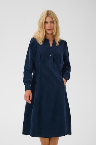 CULTURE - Vestido 'Haena' en azul: frente
