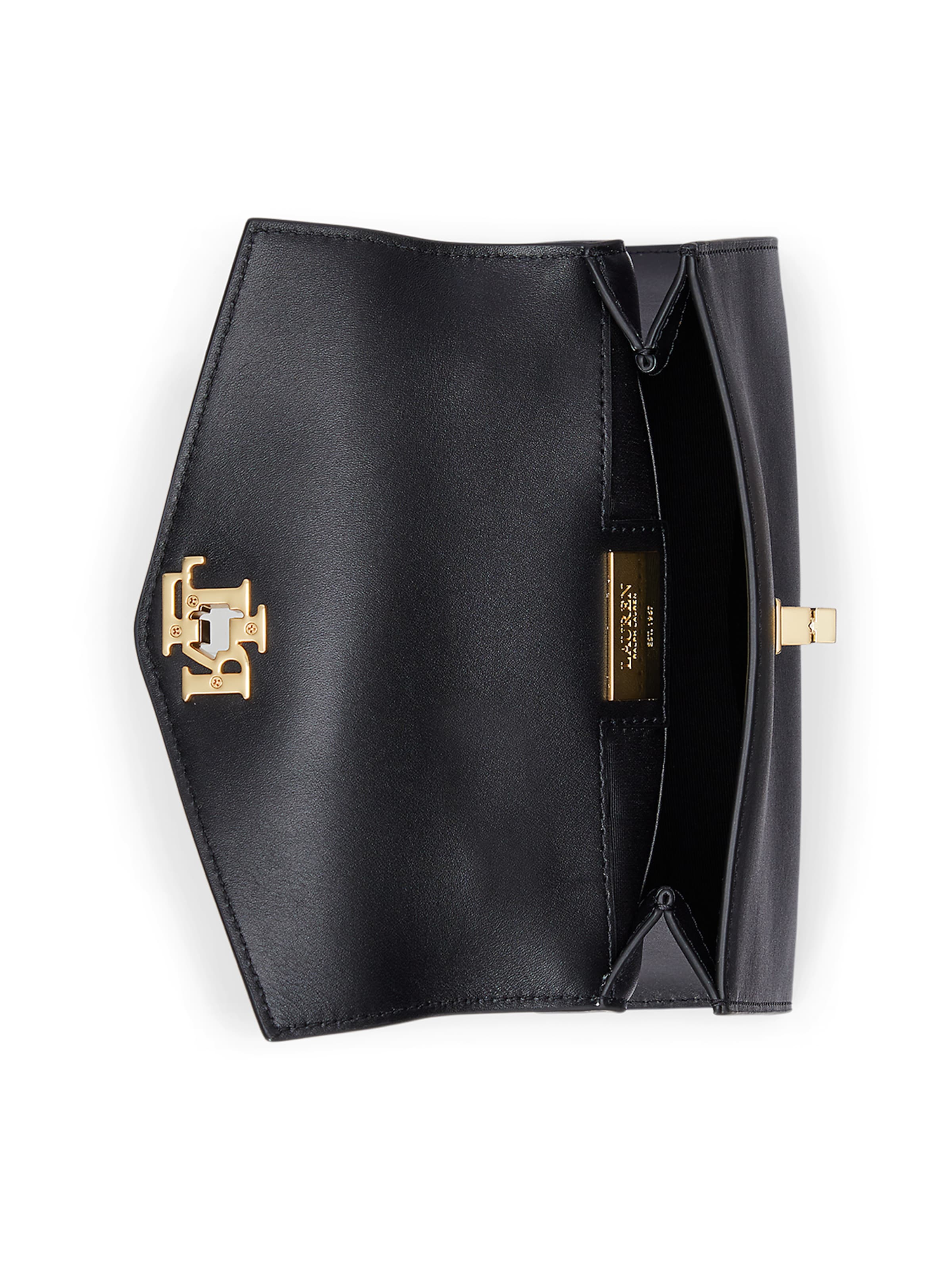 Borsa a mano 'FARRAH' di Lauren Ralph Lauren in nero