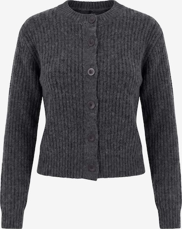 Trendyol Knit cardigan in Grey: front