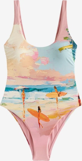 Maudymosi kostiumėlis iš Next, spalva – kremo / šviesiai mėlyna / geltona / ryškiai rožinė spalva, Prekių apžvalga