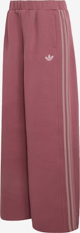 Wide Leg Pantalon 'Sst 2.0' ADIDAS ORIGINALS en rouge : devant