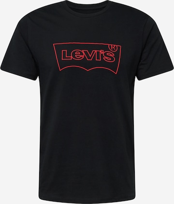 LEVI'S ® Tričko 'Graphic Crewneck Tee' - Čierna: predná strana