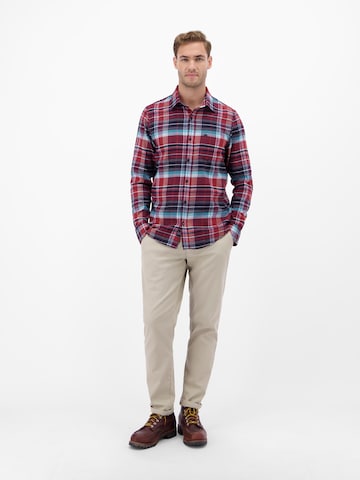 LERROS Regular fit Button Up Shirt in Red