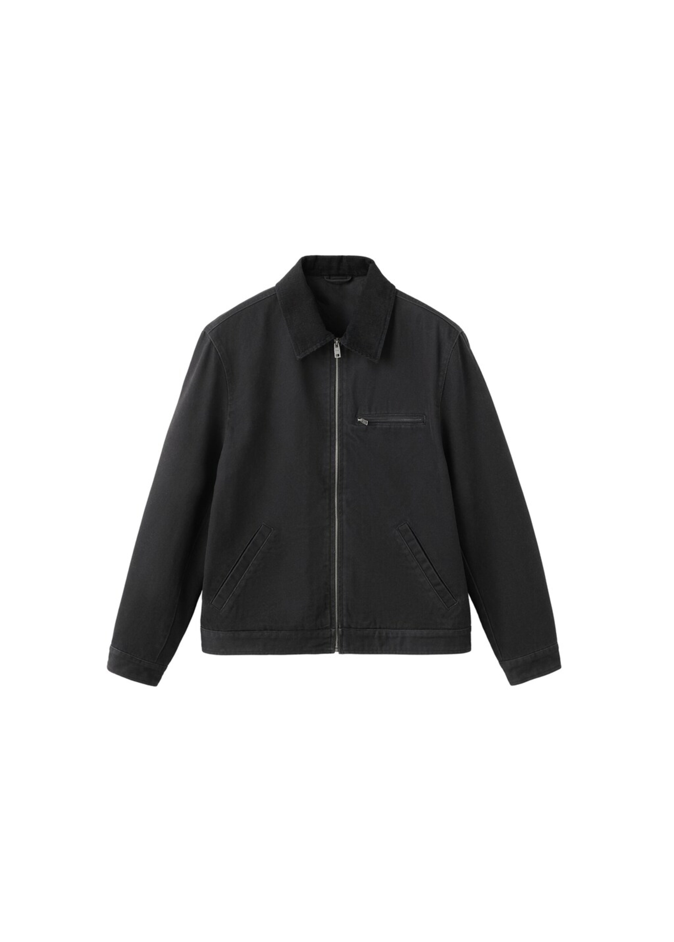MANGO MAN Between-Season Jacket 'Remy' in Black: front