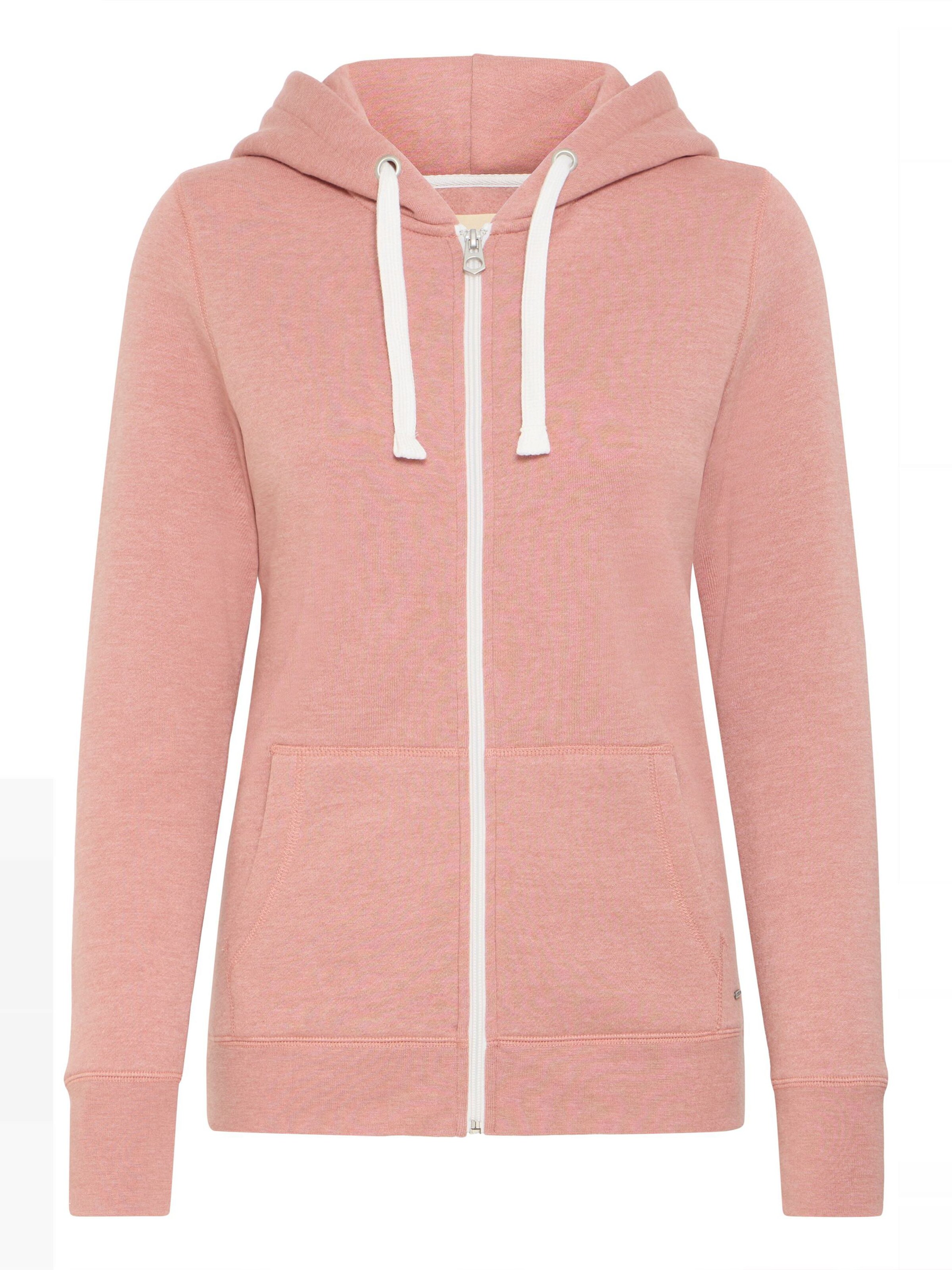 Oxmo - Sudadera con cremallera 'Linda' en rosa: frente