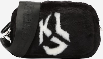 juoda KARL LAGERFELD JEANS Rankinė su ilgu dirželiu: priekis