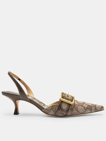 COACH - Zapatos destalonado 'Margot' en marrón