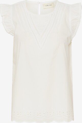 Cream Blouse 'Rihanna' in White: front