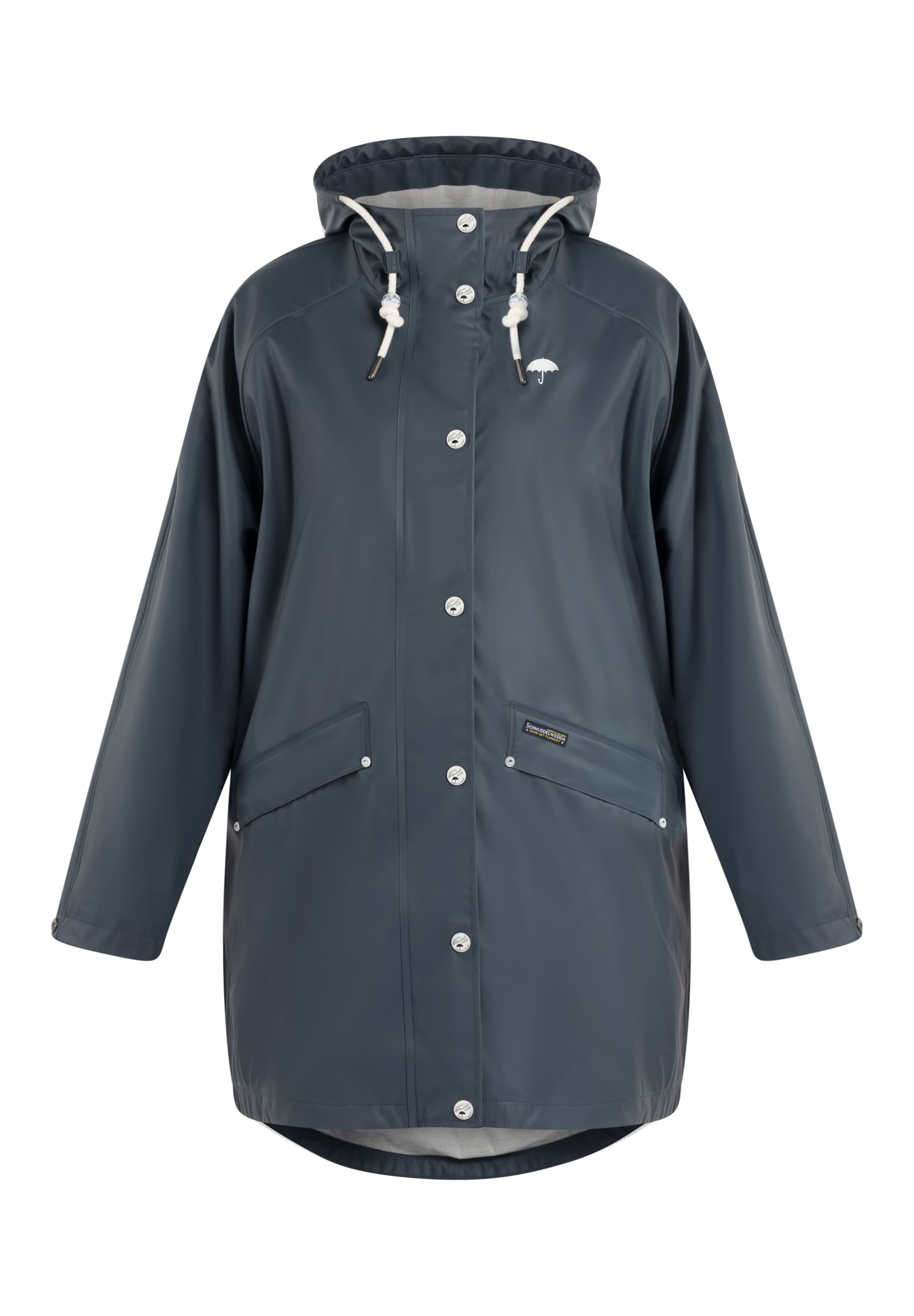 Schmuddelwedda Kevad-sügismantel, värv sinine: eest vaates