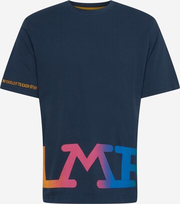 La Martina T-Shirt in Blauw: voorkant