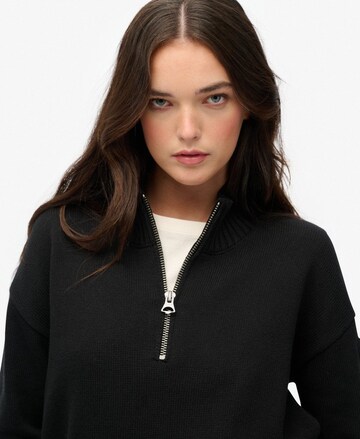 Superdry Pullover in Schwarz