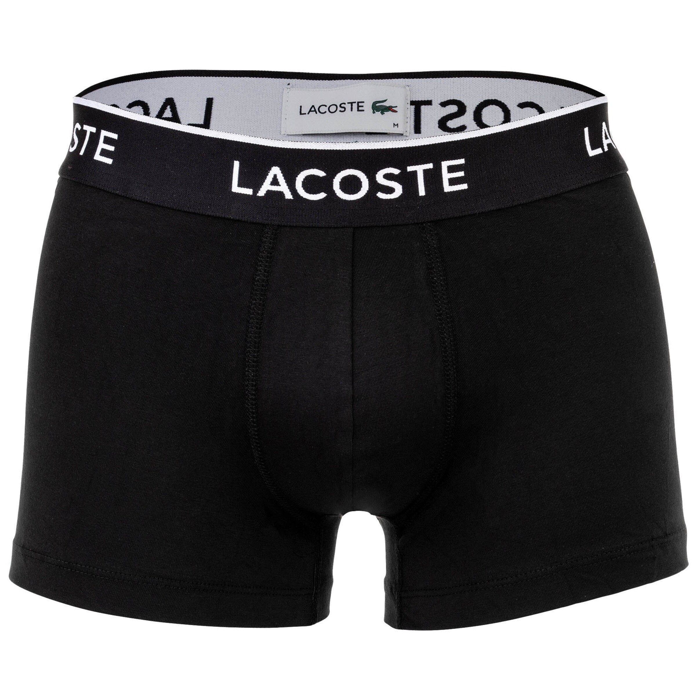 LACOSTE - Calzoncillo boxer en negro