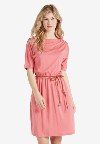 khujo Dress 'Gaby' in Pink: front