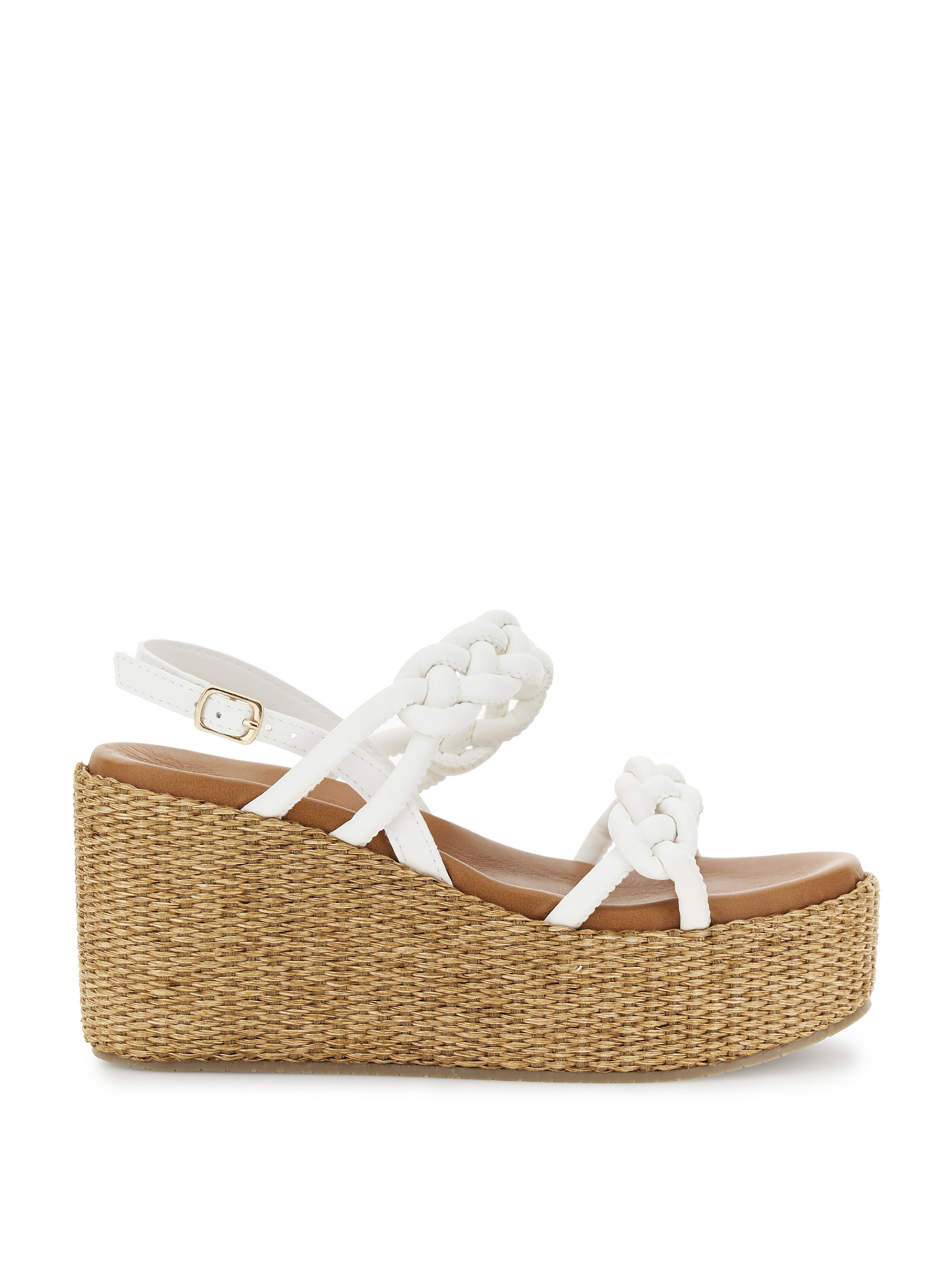 Sandales CAFè NOIR en blanc