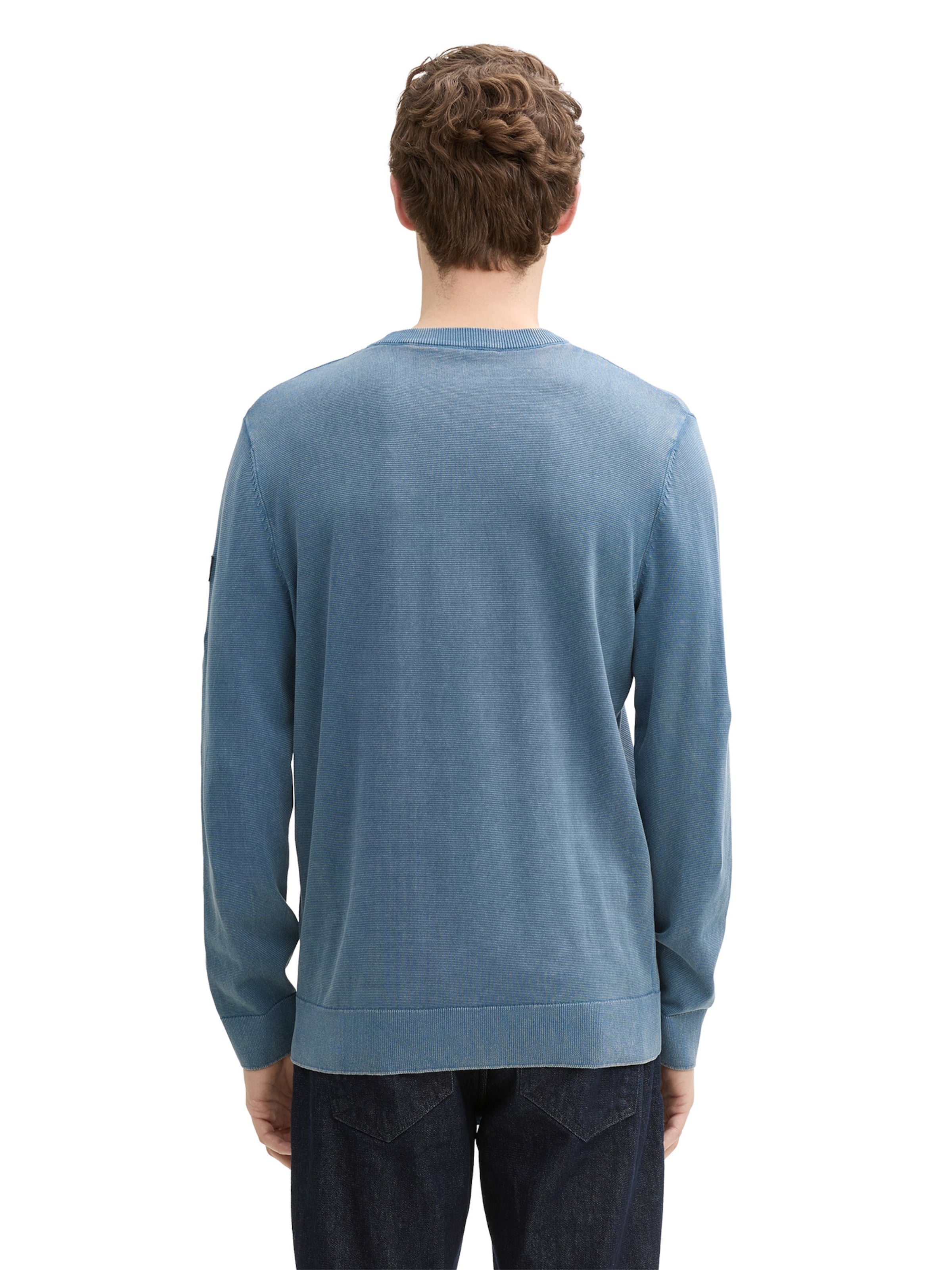 TOM TAILOR Sveter - Modrá