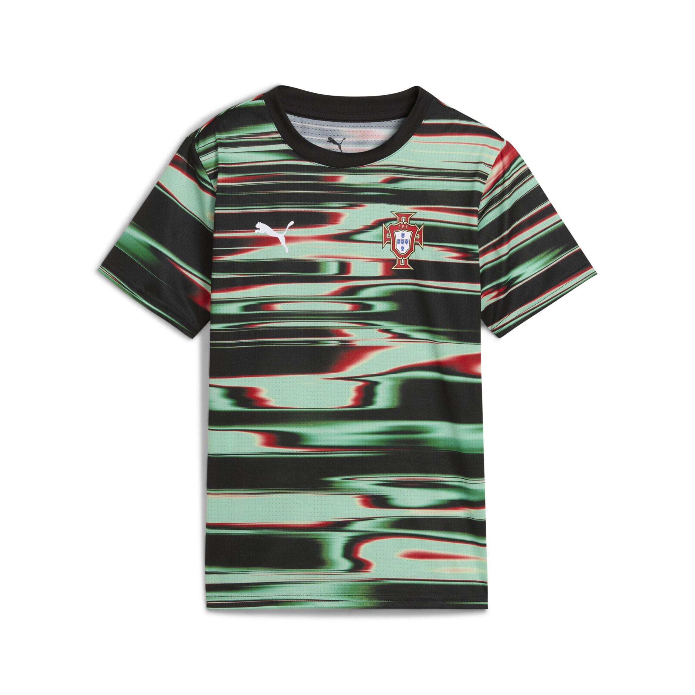 PUMA Funktionsshirt 'Portugal' in Schwarz: Vorderseite