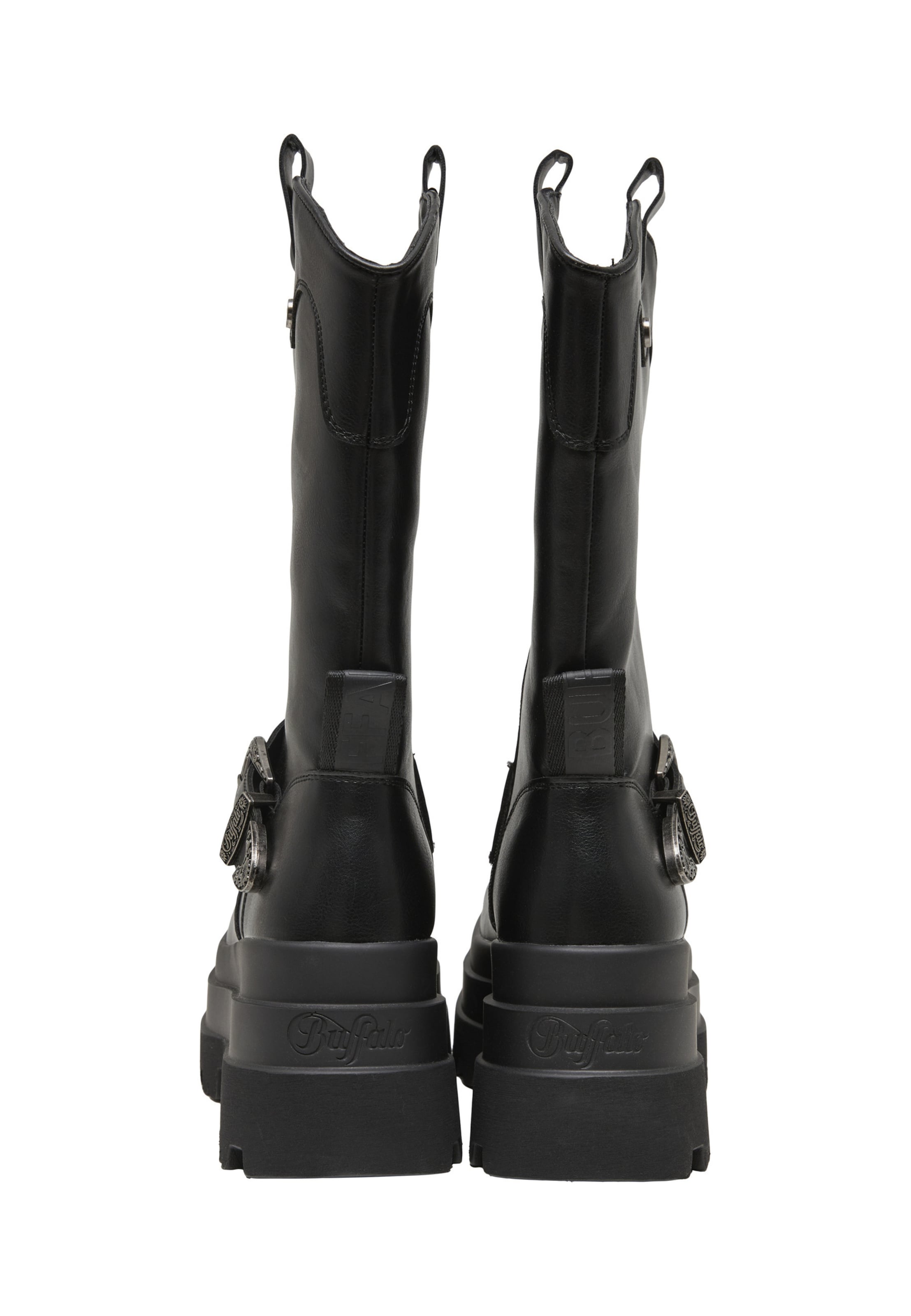 BUFFALO Boots 'Jupiter' in Schwarz