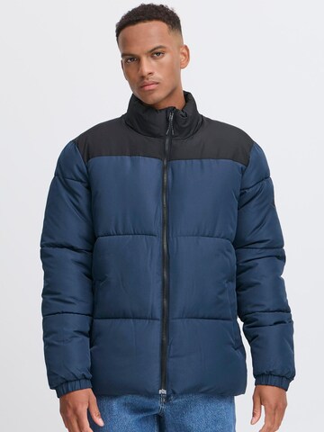 BLEND Winterjas 'BHELWIN' in Blauw: voorkant