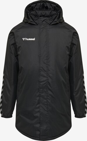 Hummel Sportjas in Zwart: voorkant