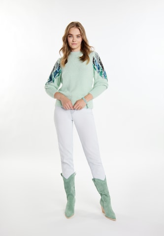 Pull-over 'Gaya' IZIA en vert