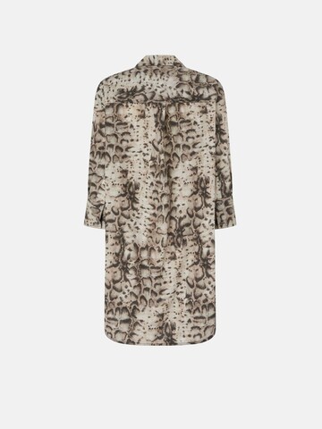 PINKO Dress 'PINKO AGRA ABITO POPELINE STAMPA SNAKE ABITO' in Beige